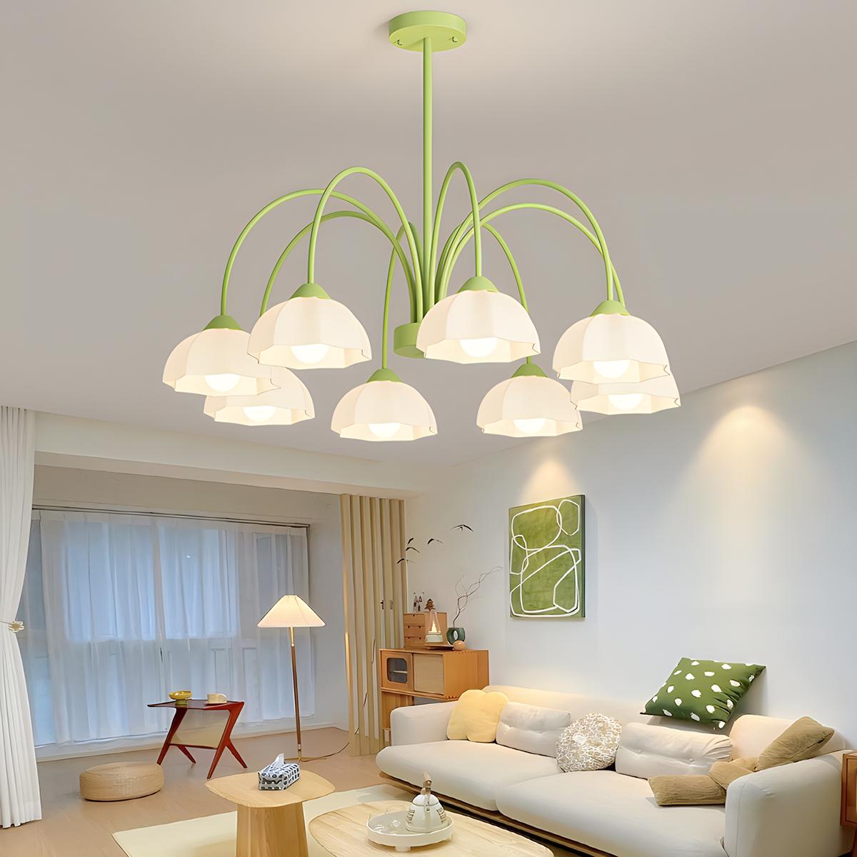 Antizer Nordic Modern Light Luxury Flower Chandelier