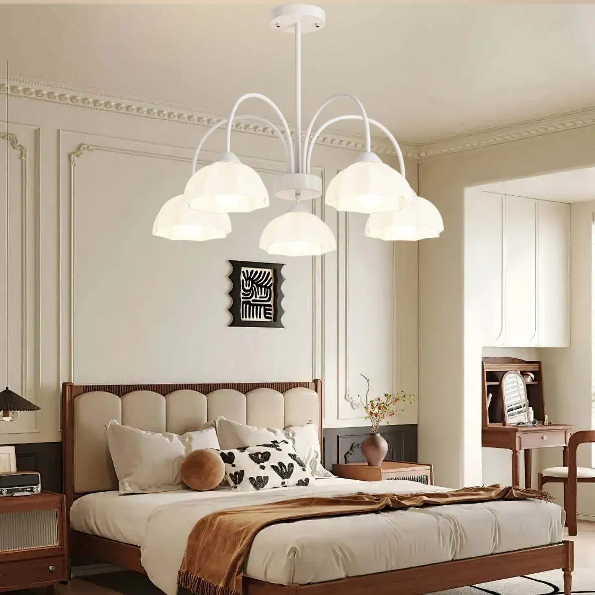 Antizer Nordic Modern Light Luxury Flower Chandelier