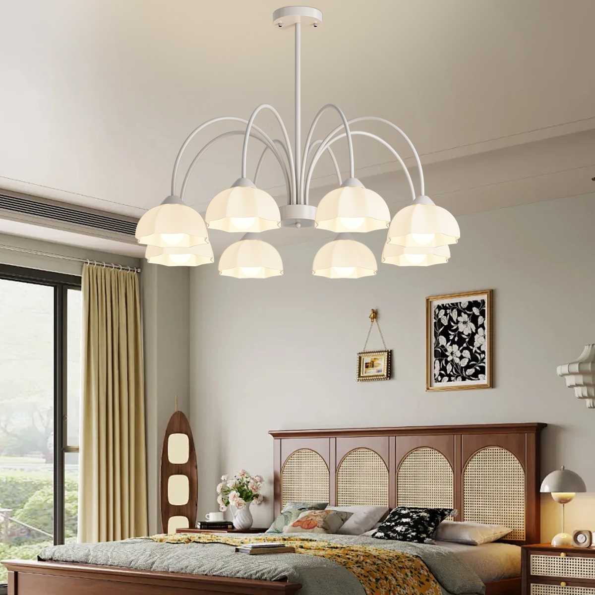 Antizer Nordic Modern Light Luxury Flower Chandelier