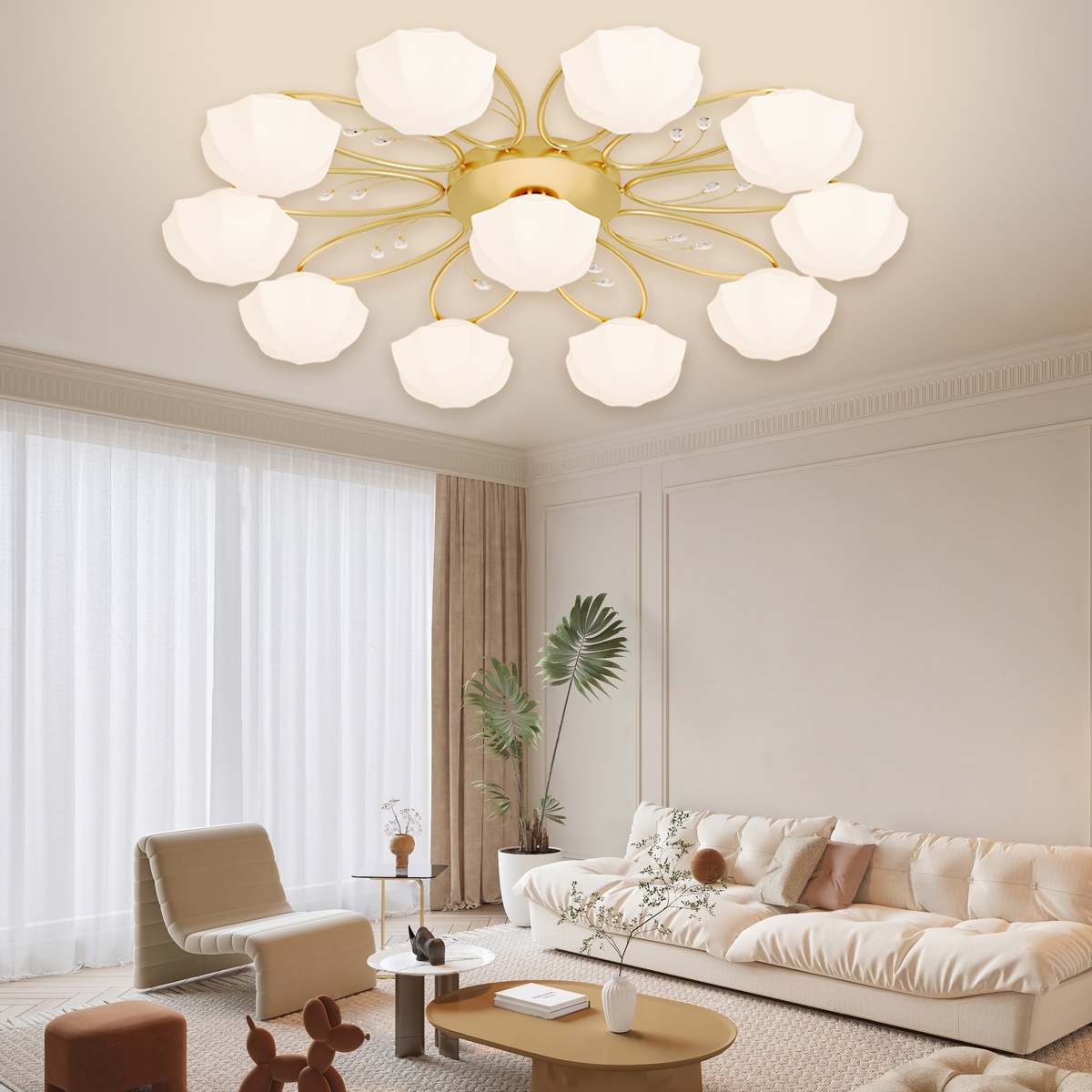 Antizer Light Luxury French Bud Ceiling Lamp