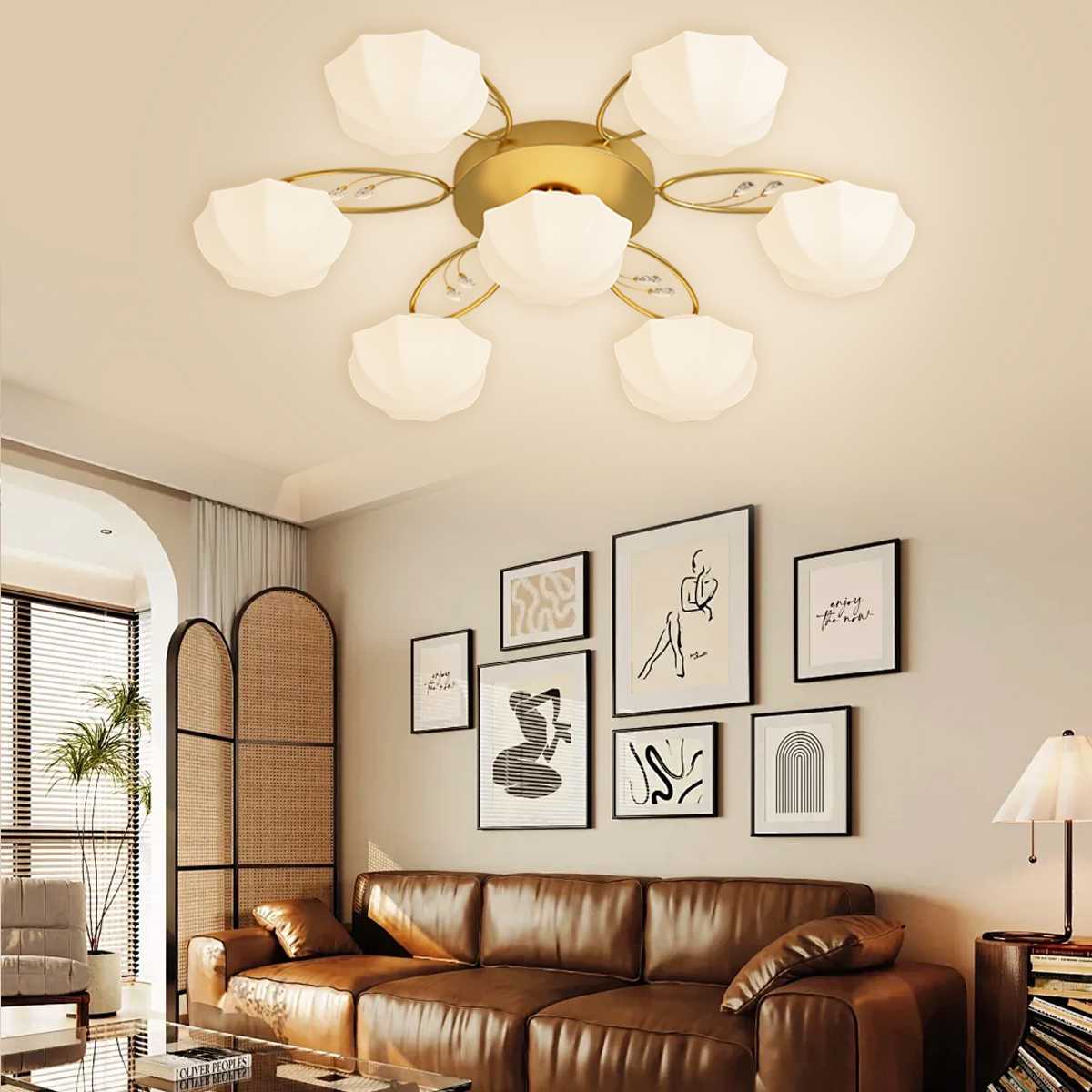 Antizer Light Luxury French Bud Ceiling Lamp