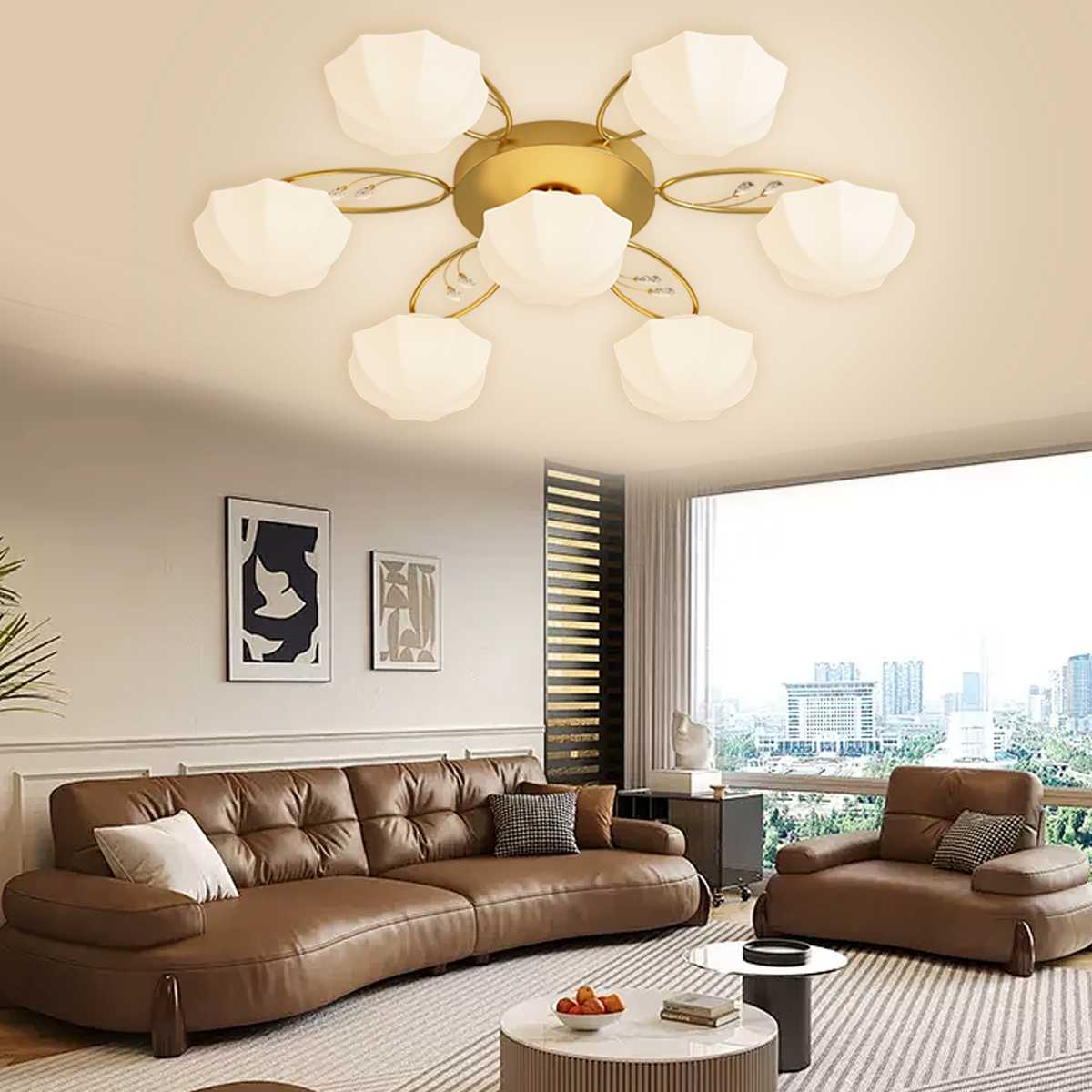 Antizer Light Luxury French Bud Ceiling Lamp