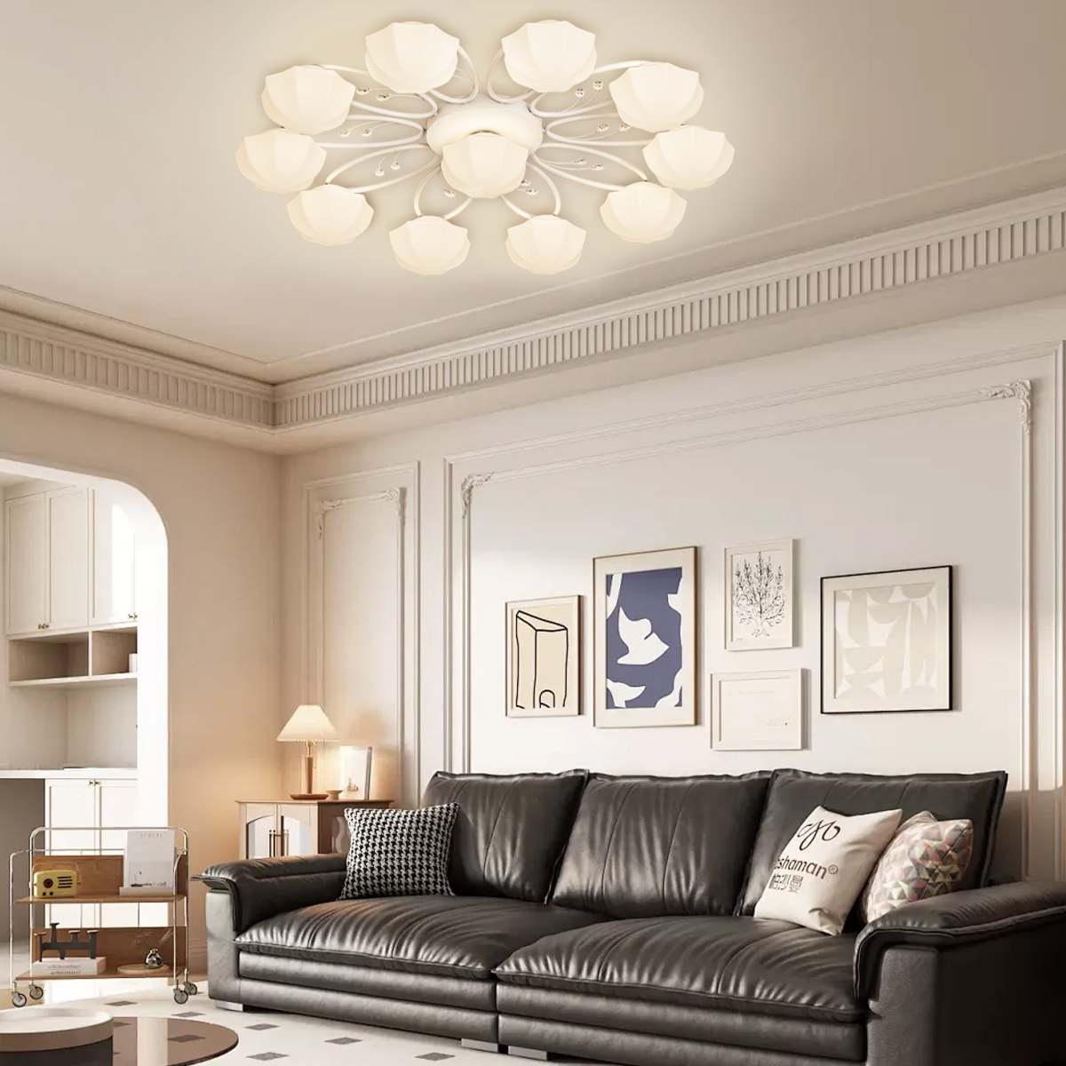 Antizer Light Luxury French Bud Ceiling Lamp