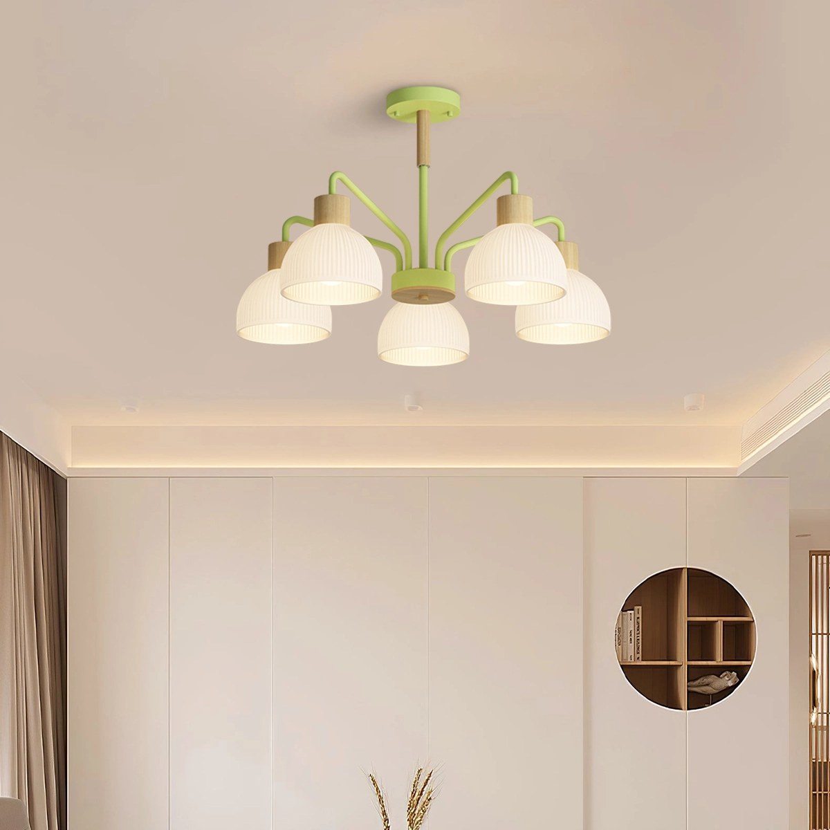 Antizer American Country Retro Living Room Chandelier