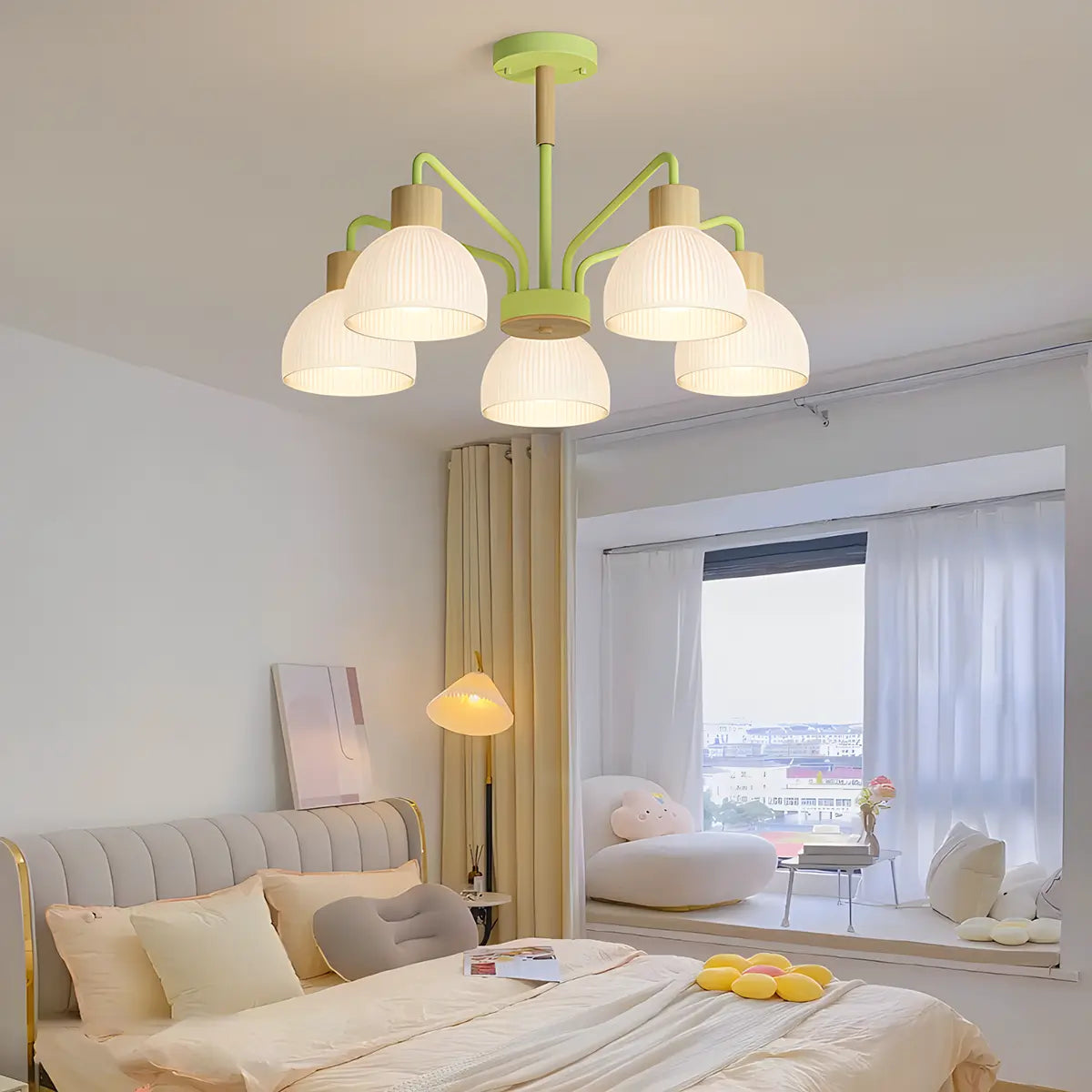 Antizer American Country Retro Living Room Chandelier