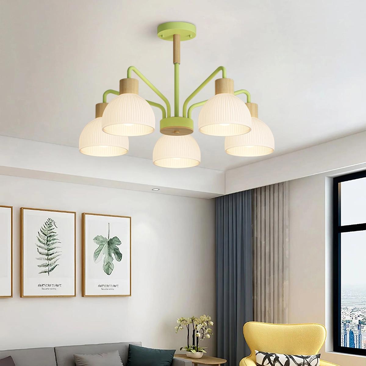 Antizer American Country Retro Living Room Chandelier