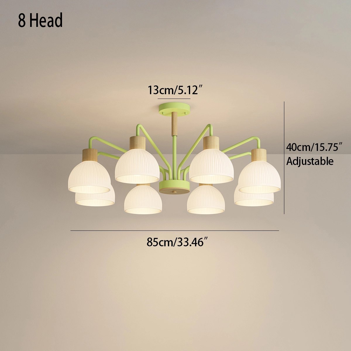 Antizer American Country Retro Living Room Chandelier
