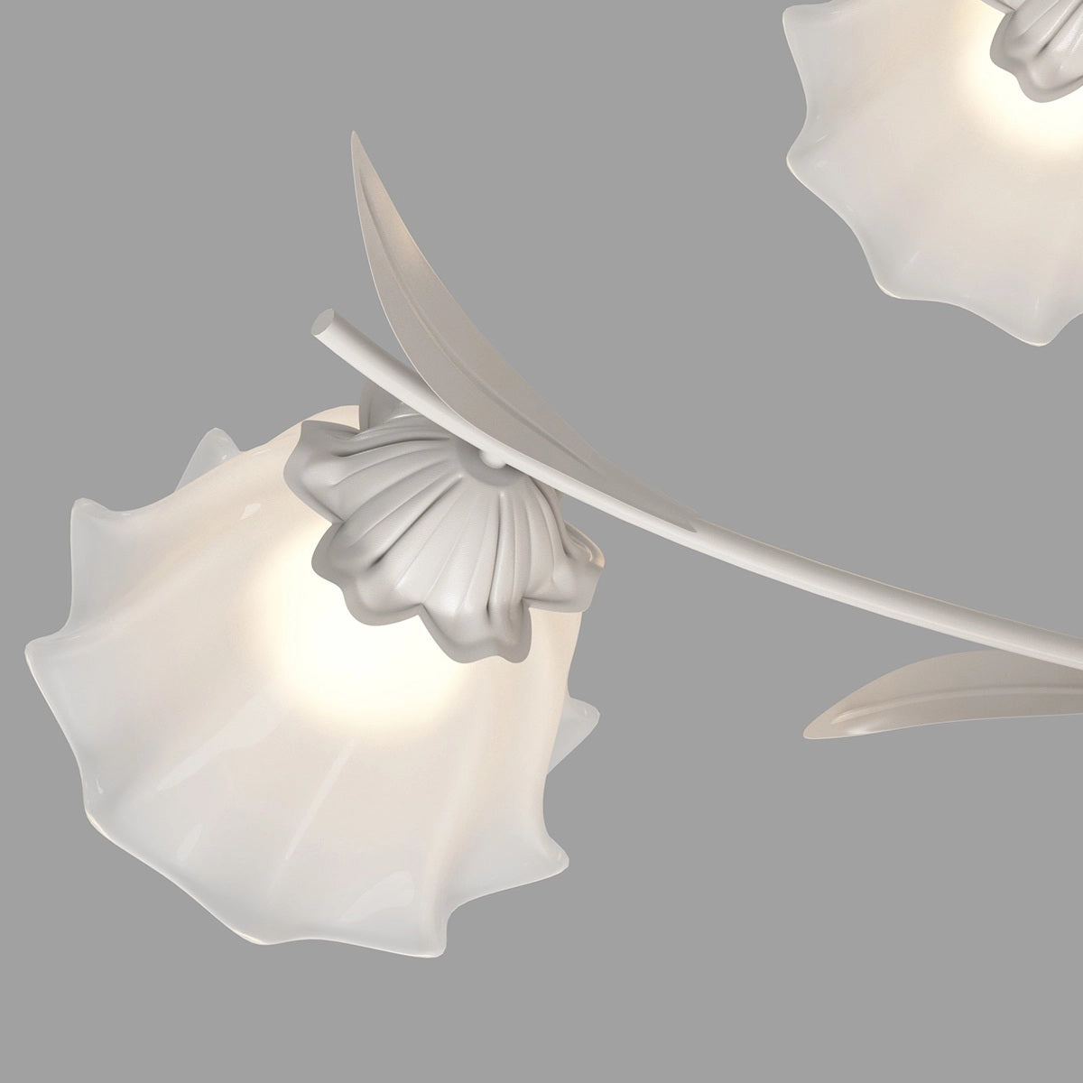 Antizer French Vintage Lily of the Valley Flower Chandelier
