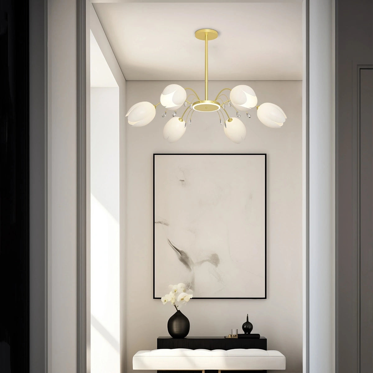 Antizer Nordic Simple Flower Chandelier
