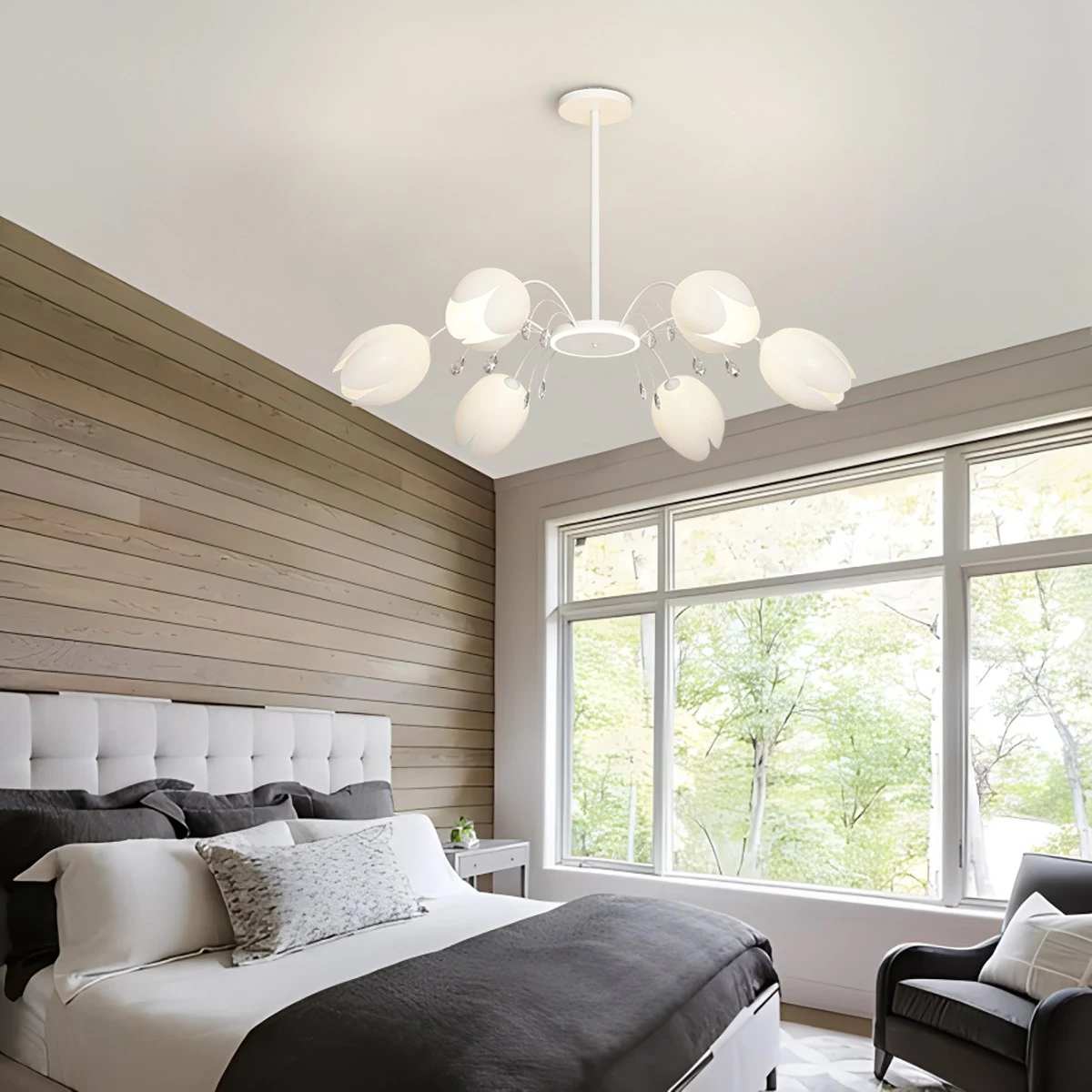 Antizer Nordic Simple Flower Chandelier