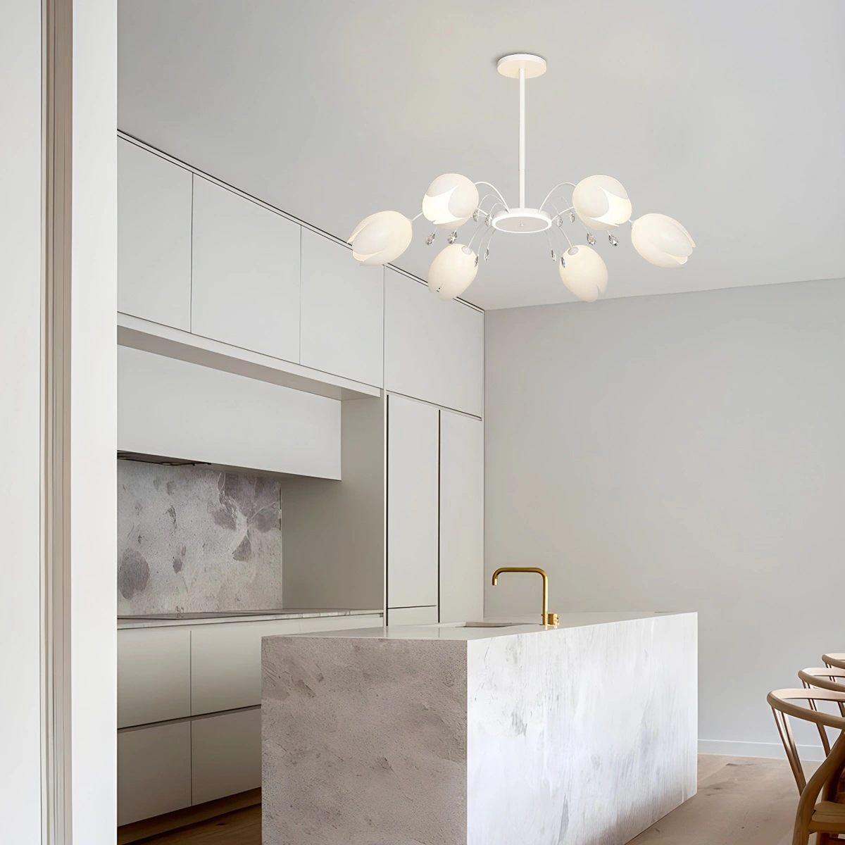 Antizer Nordic Simple Flower Chandelier