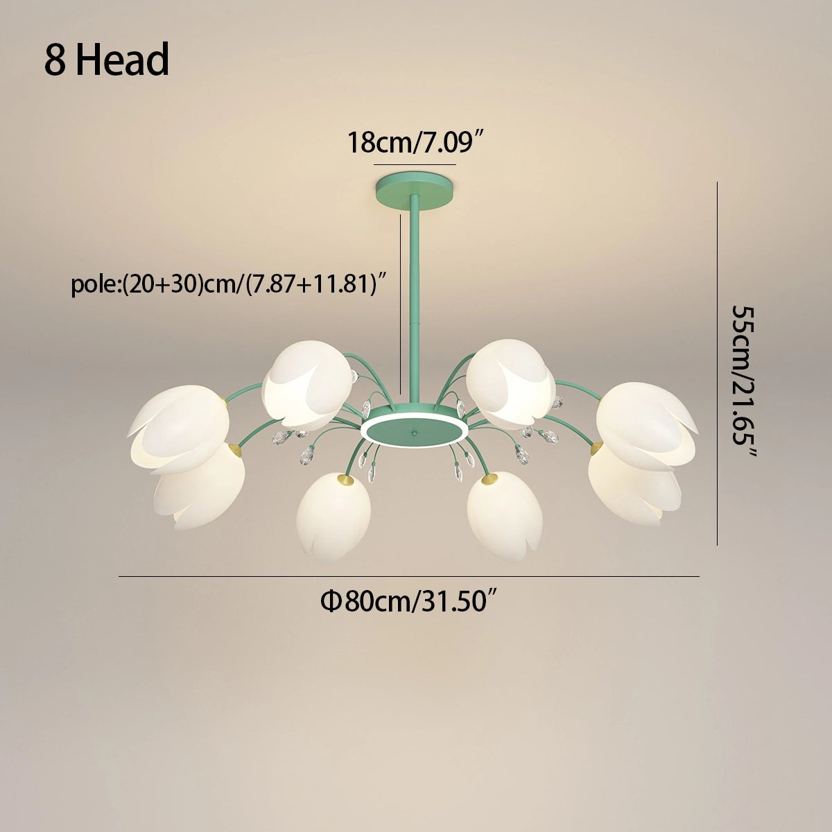 Antizer Nordic Simple Flower Chandelier
