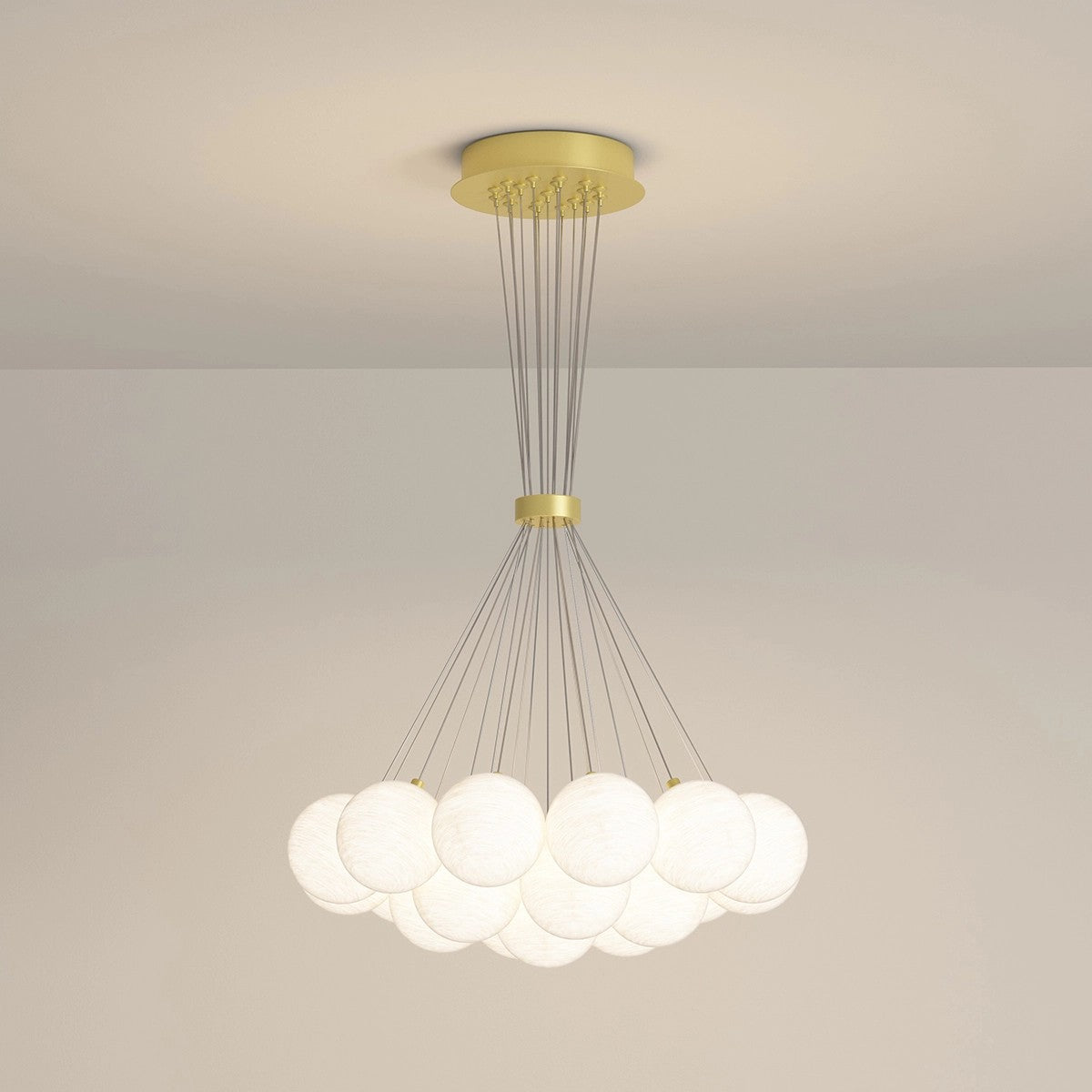 Antizer French Tulip Flower & Ball Chandelier