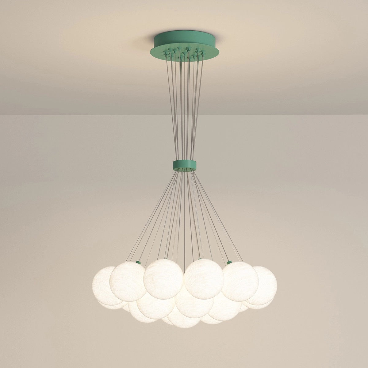Antizer French Tulip Flower & Ball Chandelier