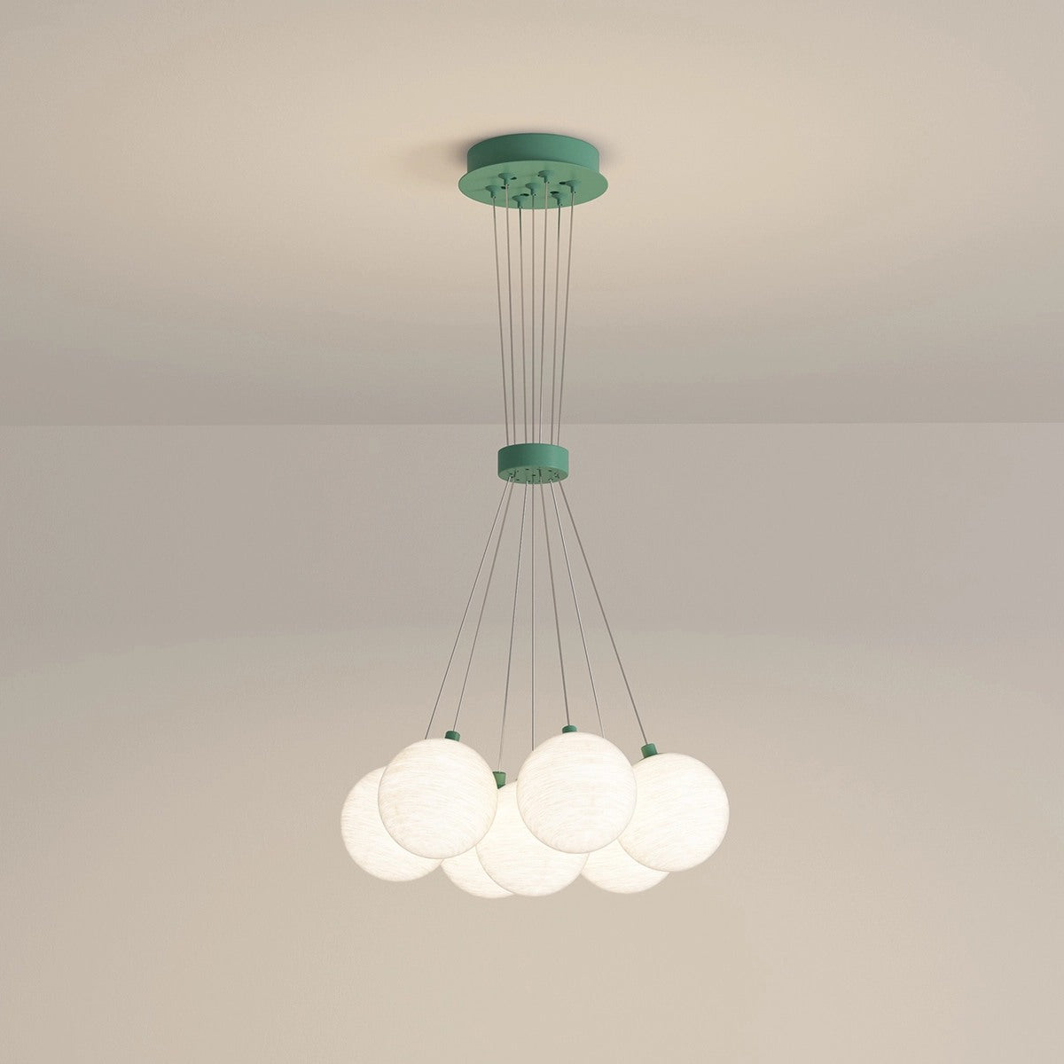 Antizer French Tulip Flower & Ball Chandelier