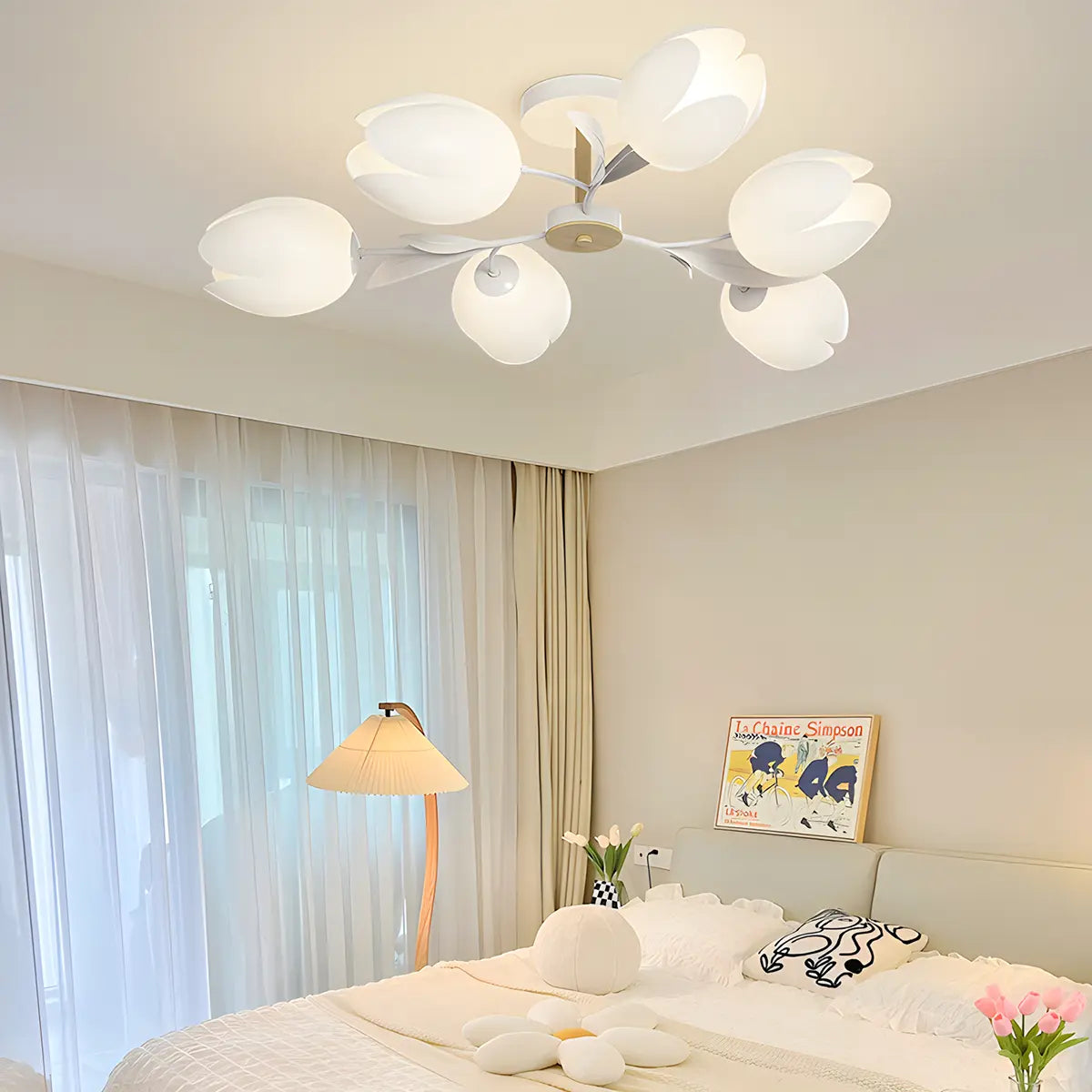 Antizer Magnolia Bud Living Room Chandelier