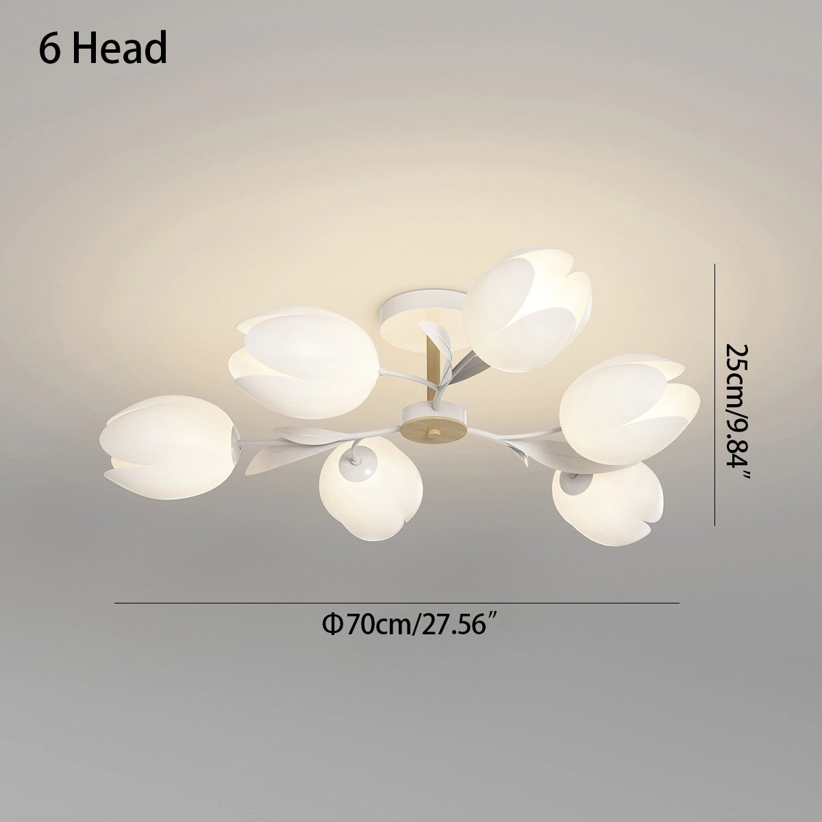Antizer Magnolia Bud Living Room Chandelier