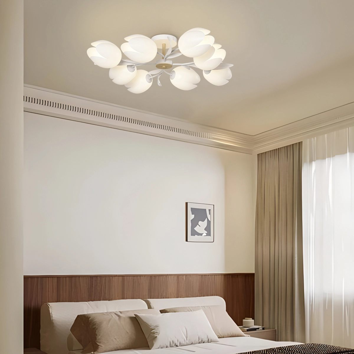 Antizer Magnolia Bud Living Room Chandelier