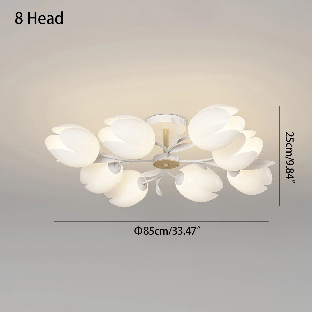 Antizer Magnolia Bud Living Room Chandelier
