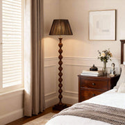 Antizer Vintage Beaded Column Floor Lamp