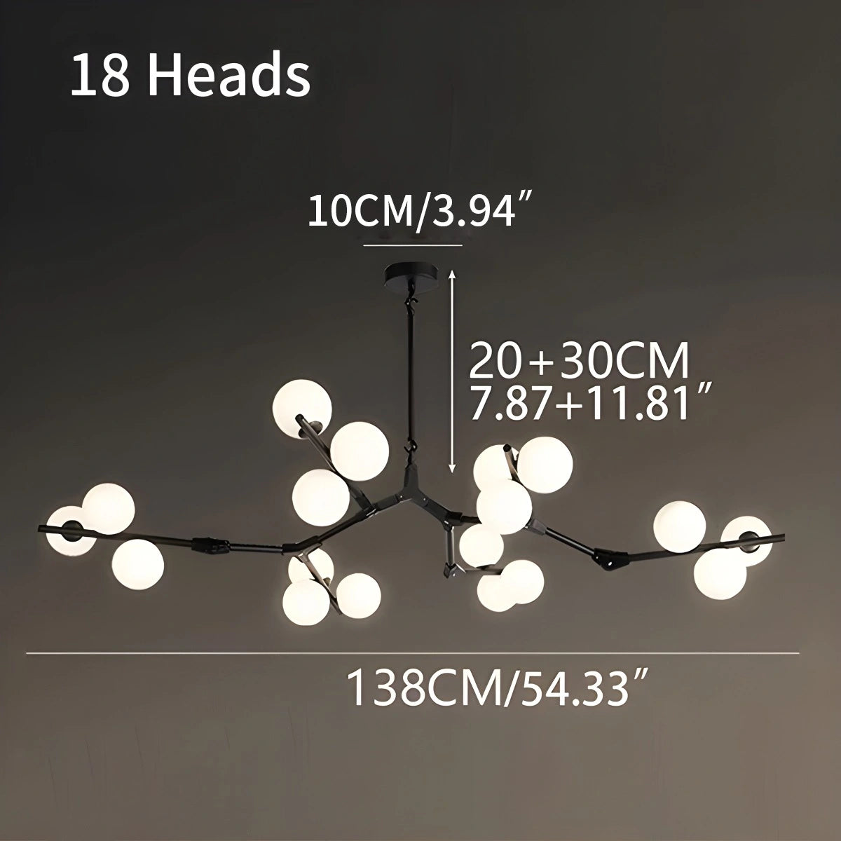 Antizer Nordic Magic Bean Chandelier for Dining Area