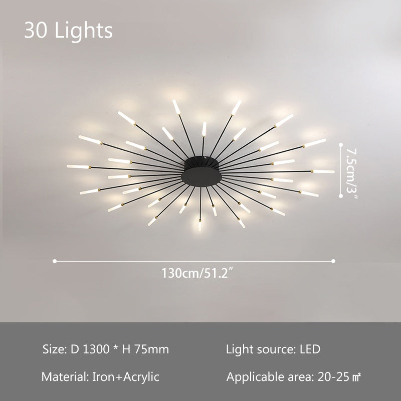 Antizer Fireworks Swirl Ceiling Light for Living Room
