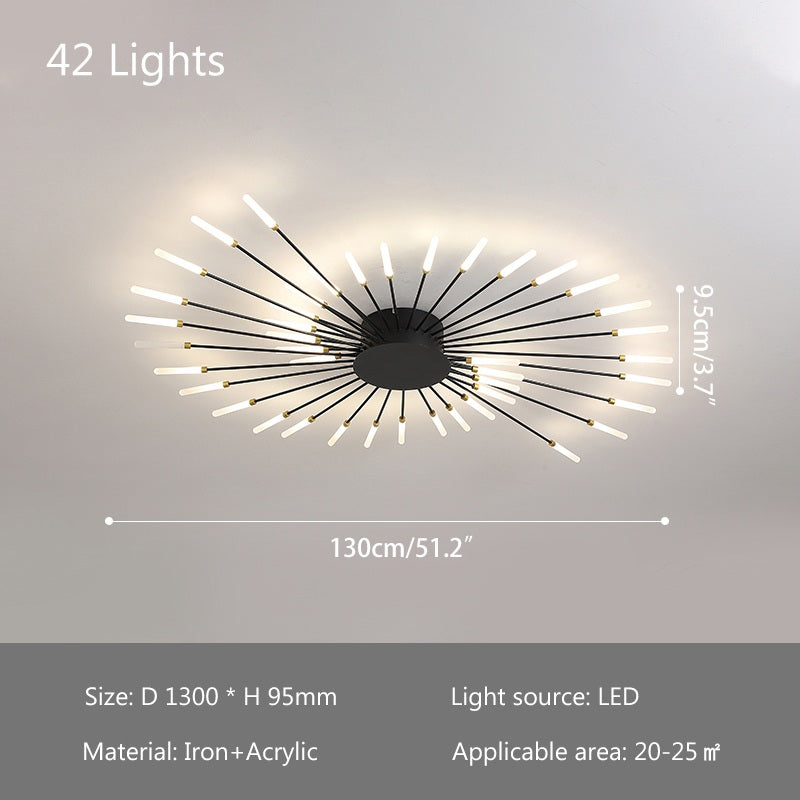 Antizer Fireworks Swirl Ceiling Light for Living Room