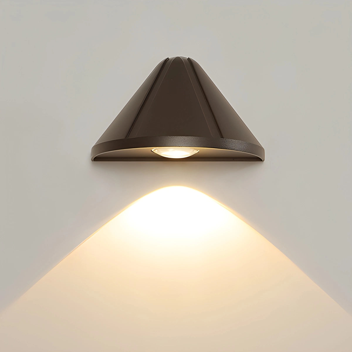 Antizer Outdoor Waterproof Cone Wall Light Sand Black