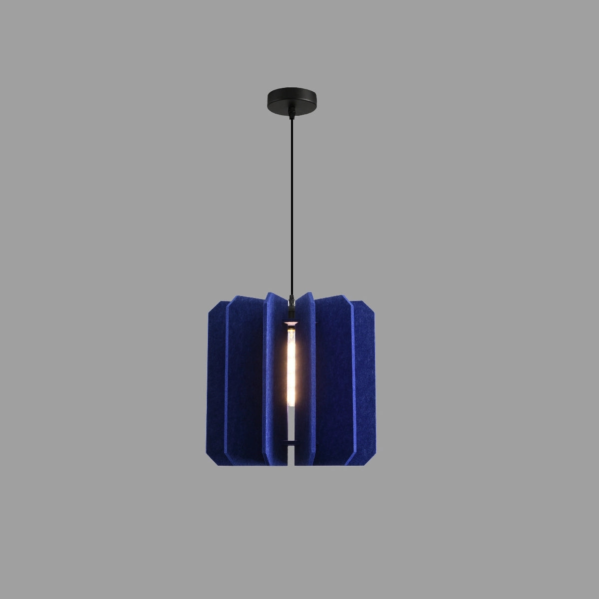 Antizer Rectangular Piece Acoustic Pendant Light Blue Dia 42cm x H 40cm / ∅ 16.54" x H 15.75"