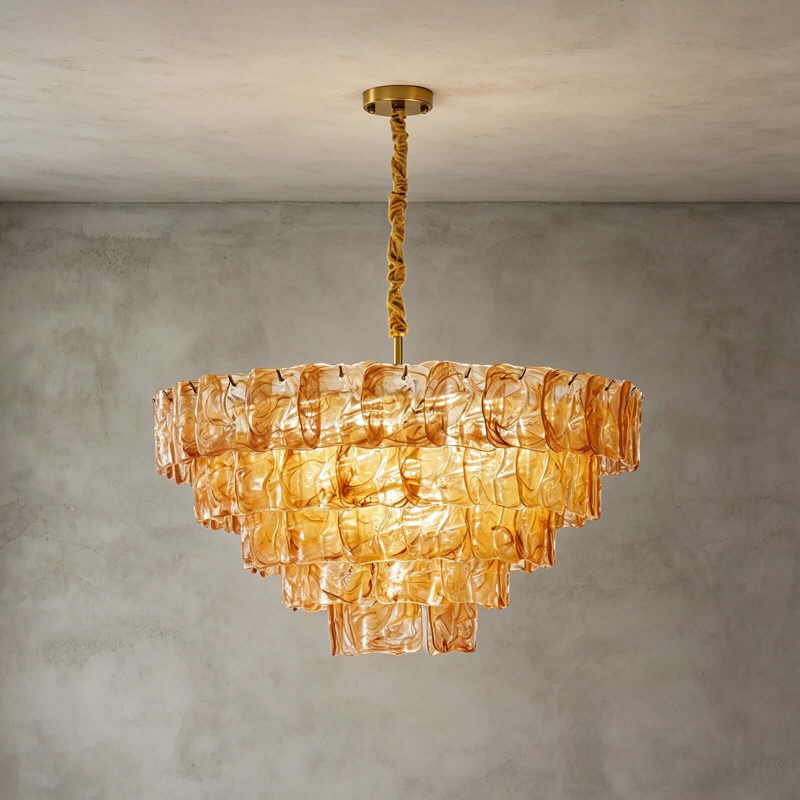 Bravelle Chandelier Murano Glass Lighting for Dining Room