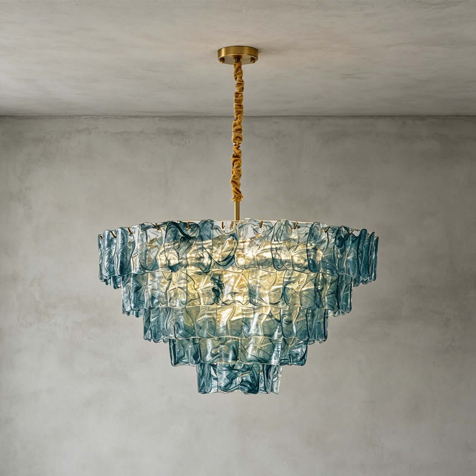 Bravelle Chandelier Murano Glass Lighting for Dining Room