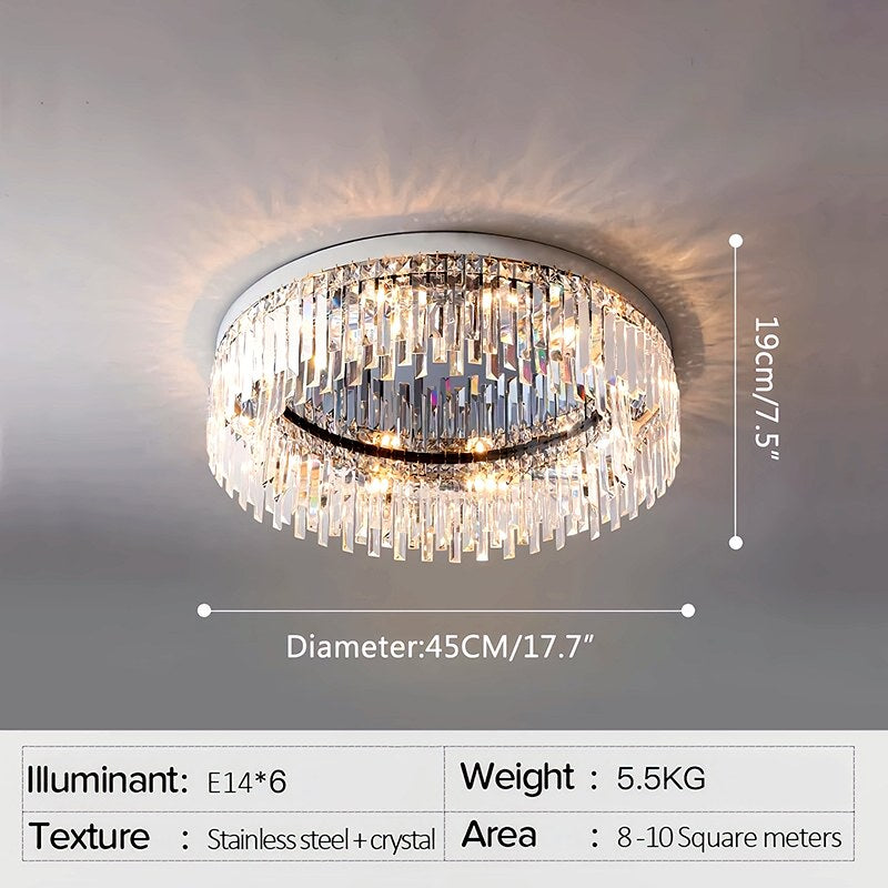Antizer Light Luxury Crystal Ceiling & Pendant Light