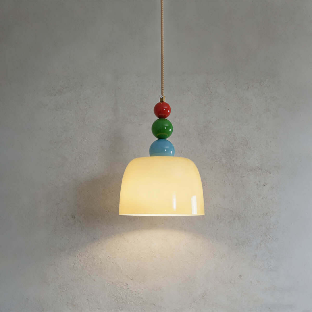 Feniro Pendant Lamp – French Cream Glass Pendant Lamp