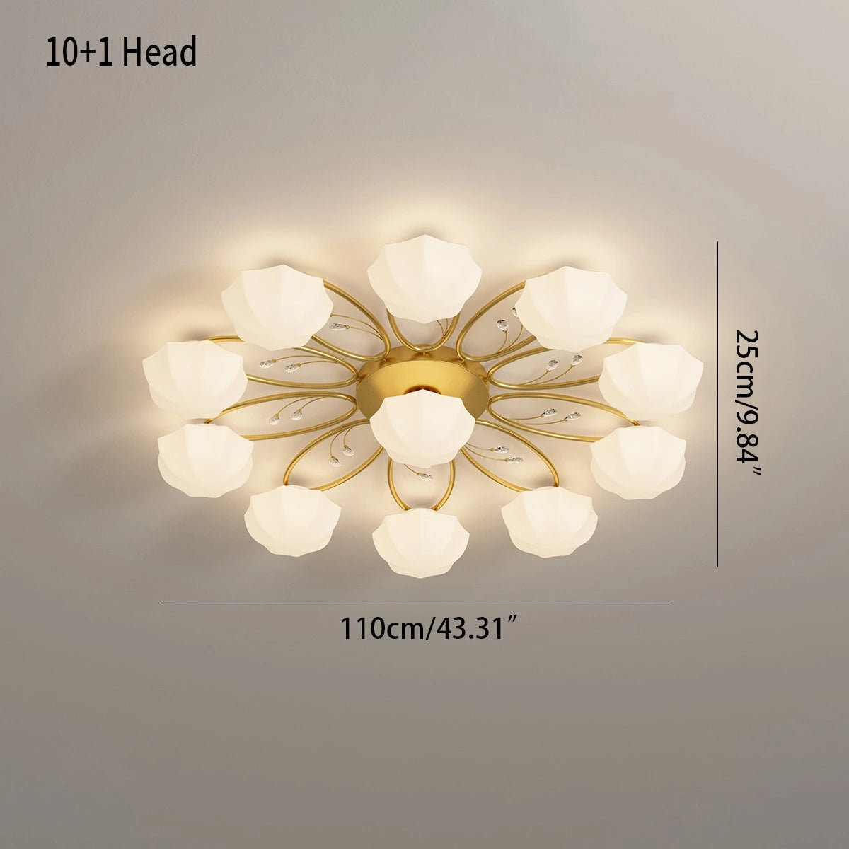 Antizer Light Luxury French Bud Ceiling Lamp