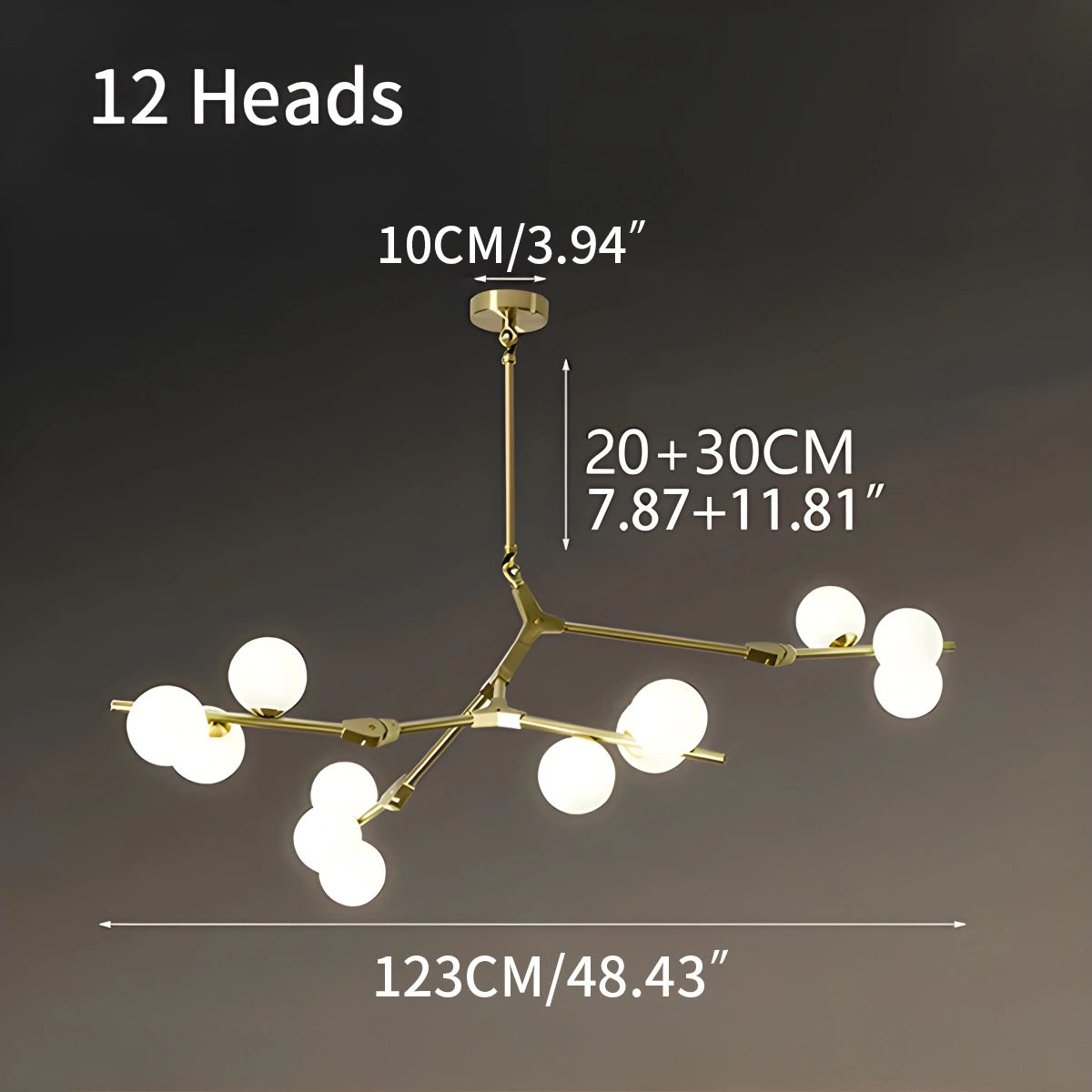 Antizer Nordic Magic Bean Chandelier for Dining Area
