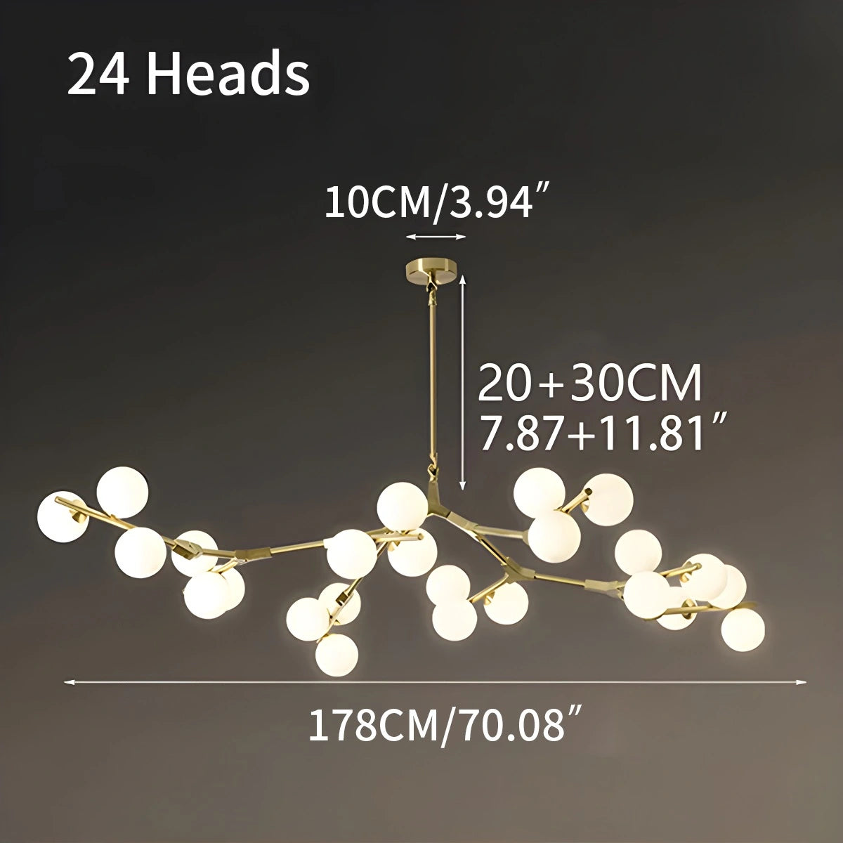 Antizer Nordic Magic Bean Chandelier for Dining Area