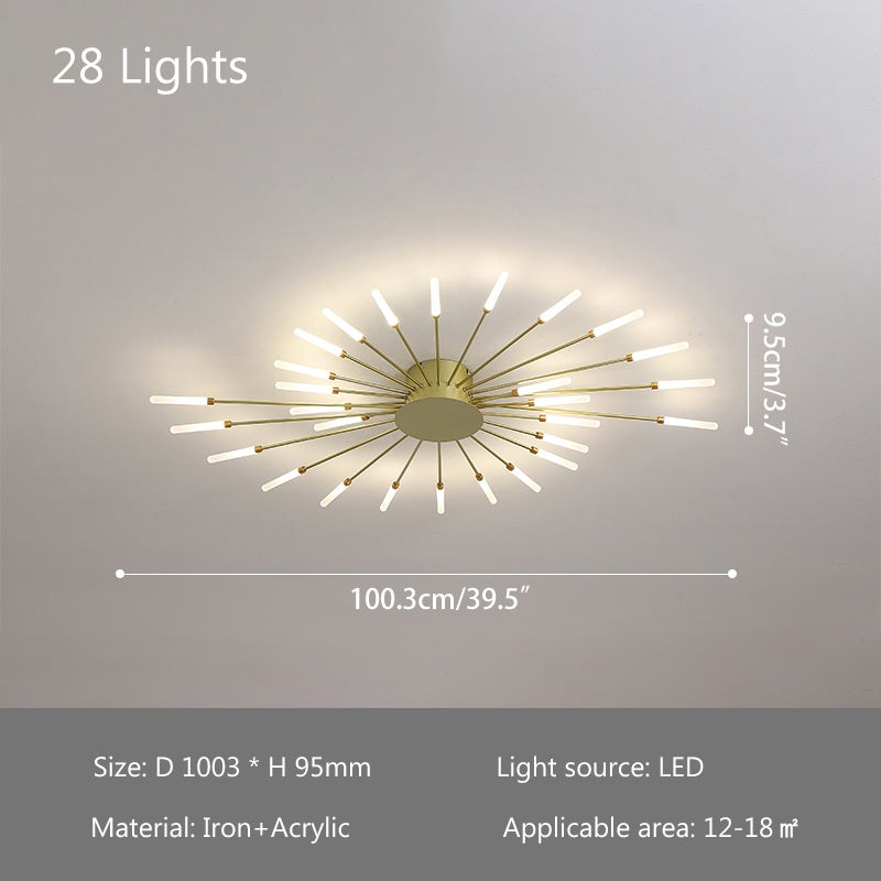 Antizer Fireworks Swirl Ceiling Light for Living Room