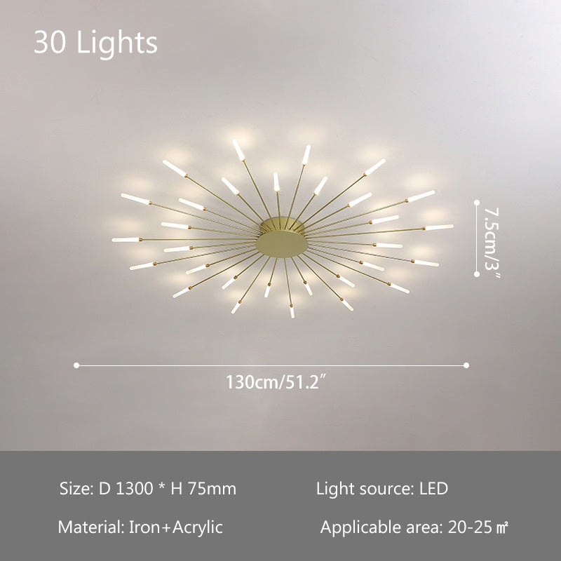 Antizer Fireworks Swirl Ceiling Light for Living Room