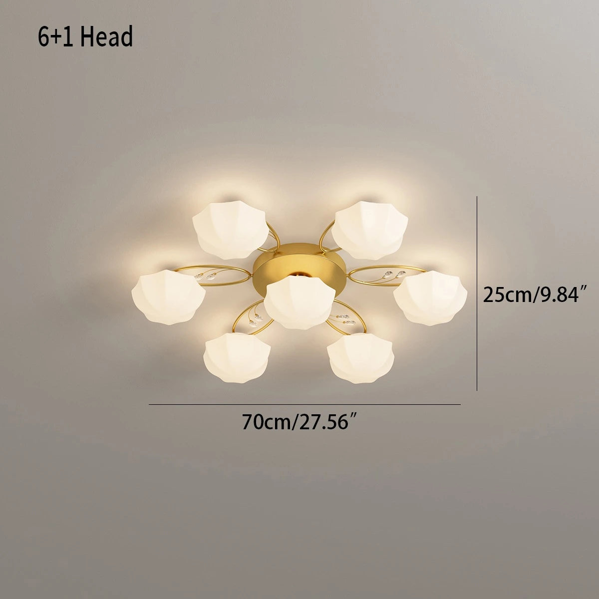 Antizer Light Luxury French Bud Ceiling Lamp