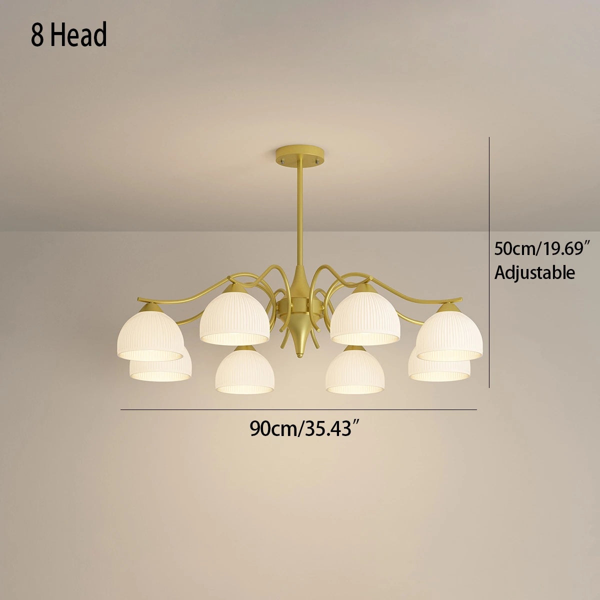 Antizer French Pastoral Living Room Chandelier