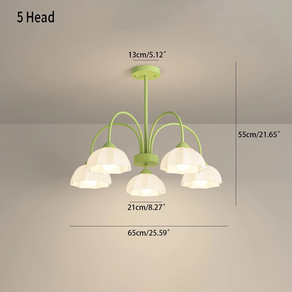 Antizer Nordic Modern Light Luxury Flower Chandelier