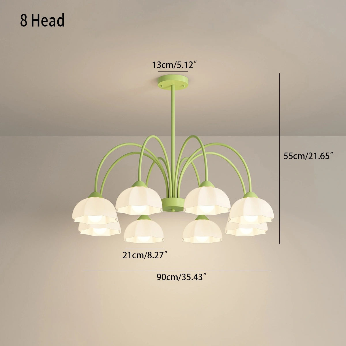 Antizer Nordic Modern Light Luxury Flower Chandelier