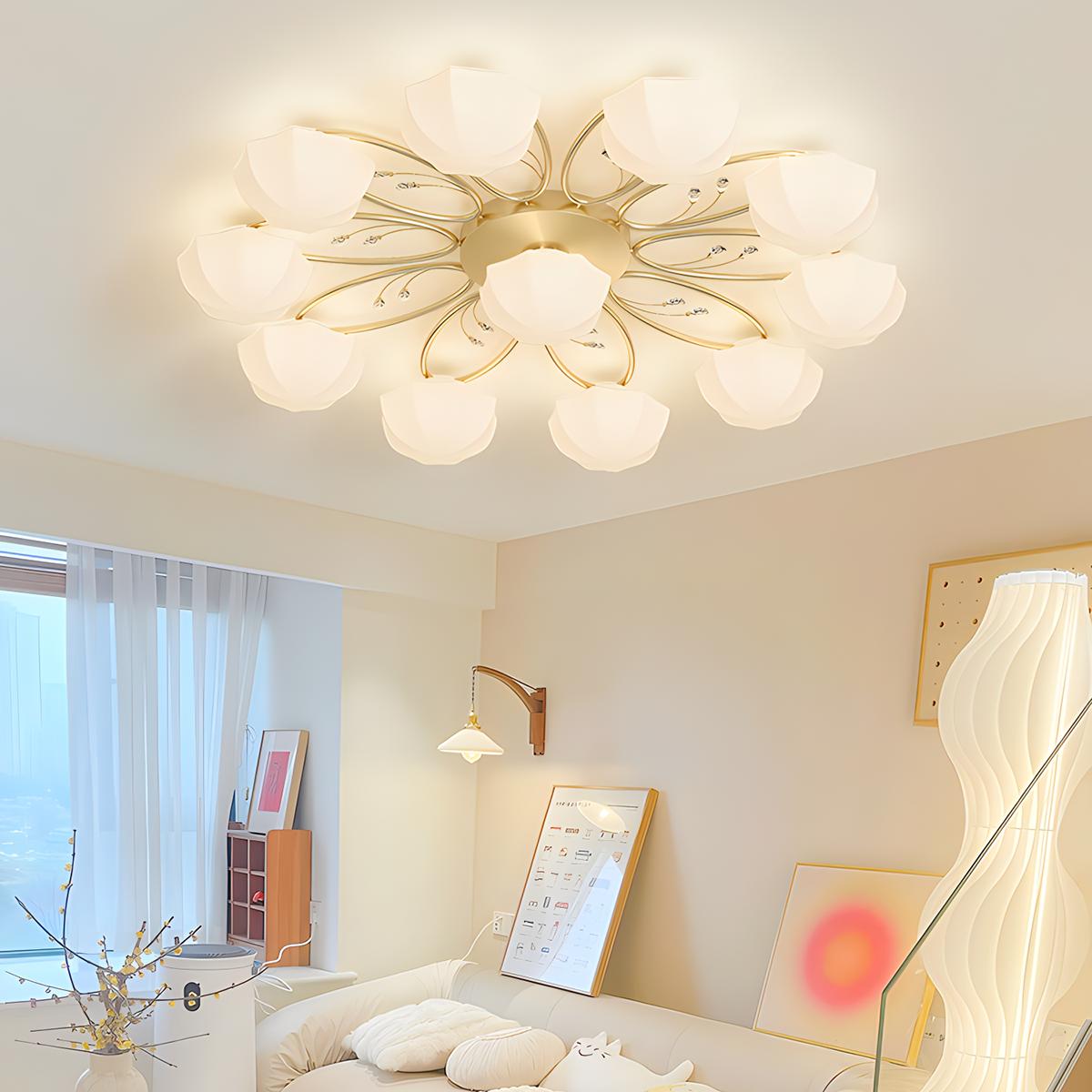 Antizer Light Luxury French Bud Ceiling Lamp