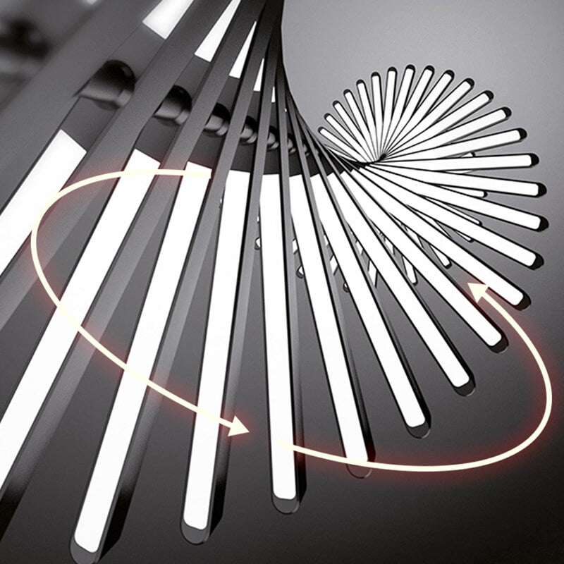 Antizer Linear Fish Bone Modeling Chandelier