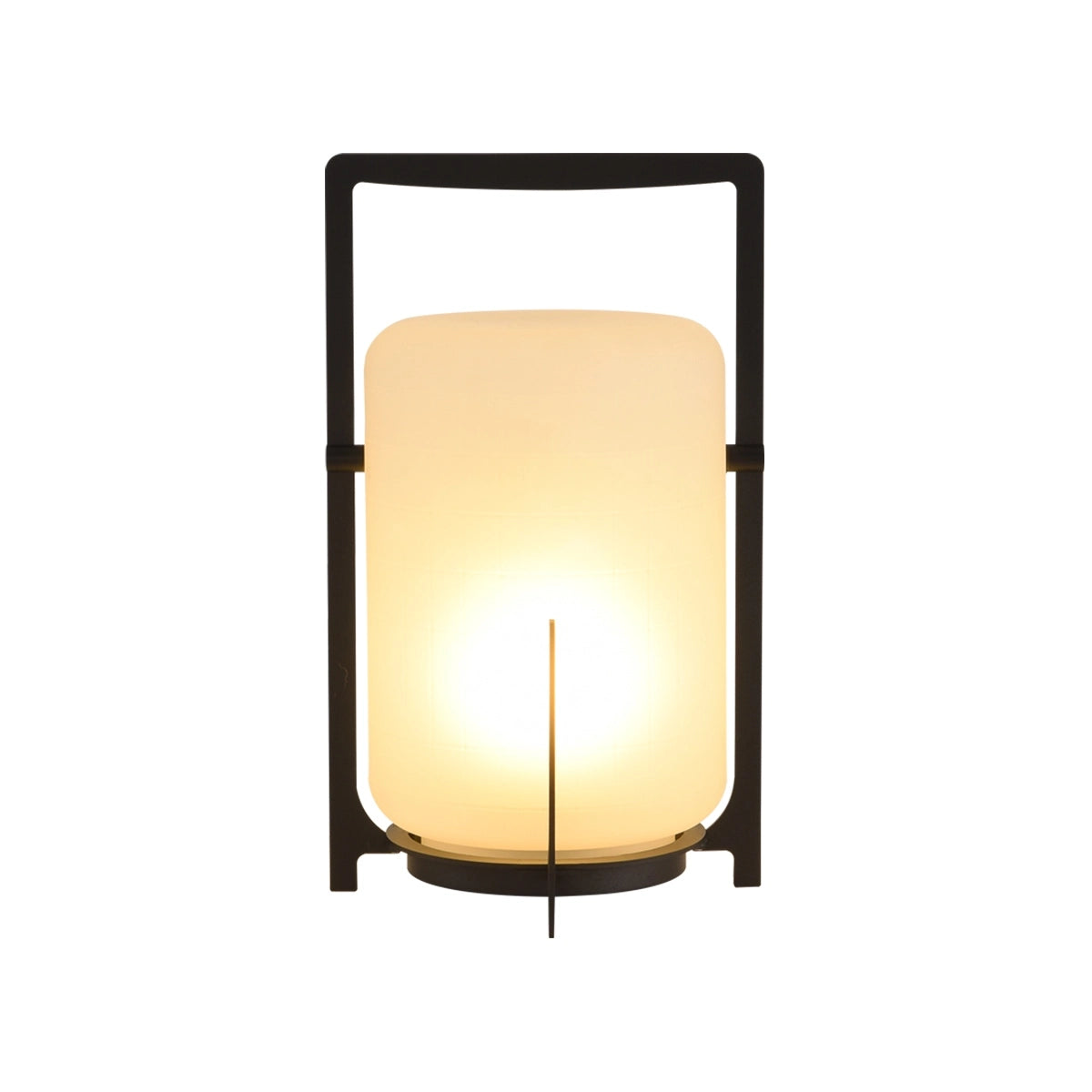 Antizer Solar Glass Lantern Outdoor Light for Garden Black Municipal Electricity Medium