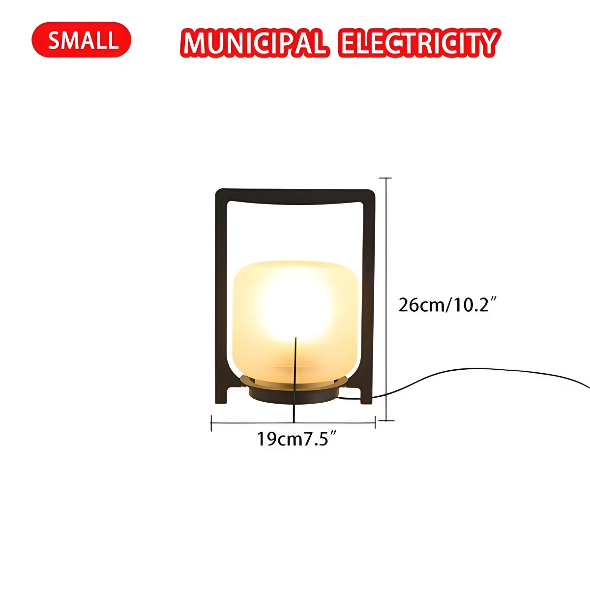 Antizer Solar Glass Lantern Outdoor Light for Garden
