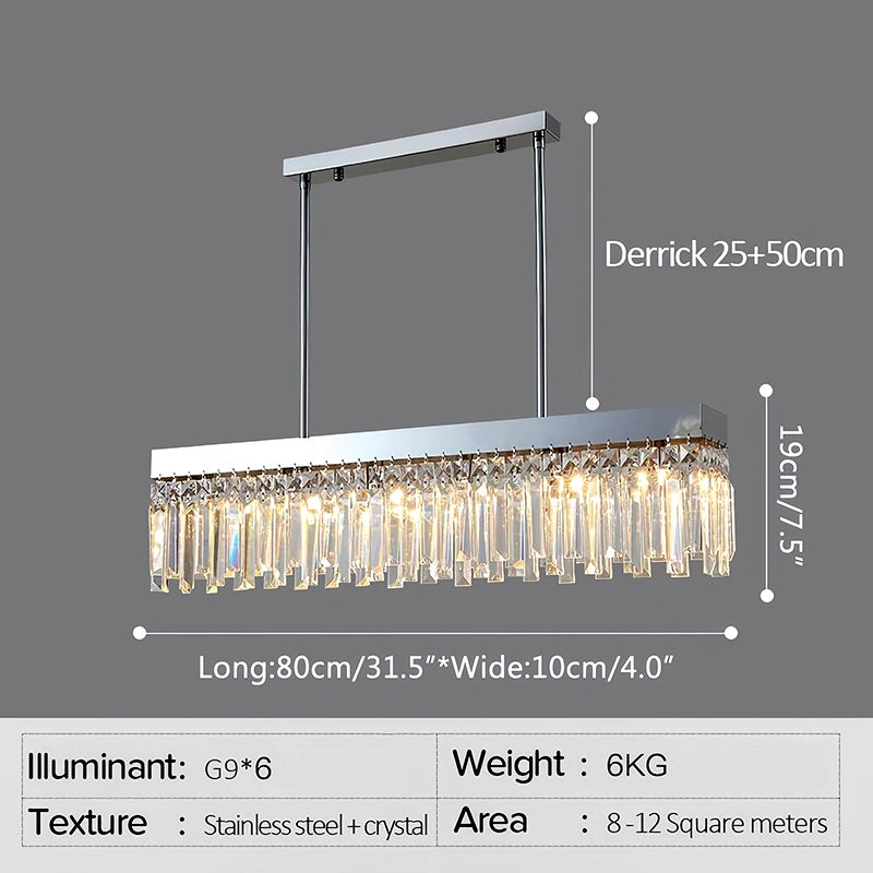 Antizer Light Luxury Crystal Ceiling & Pendant Light