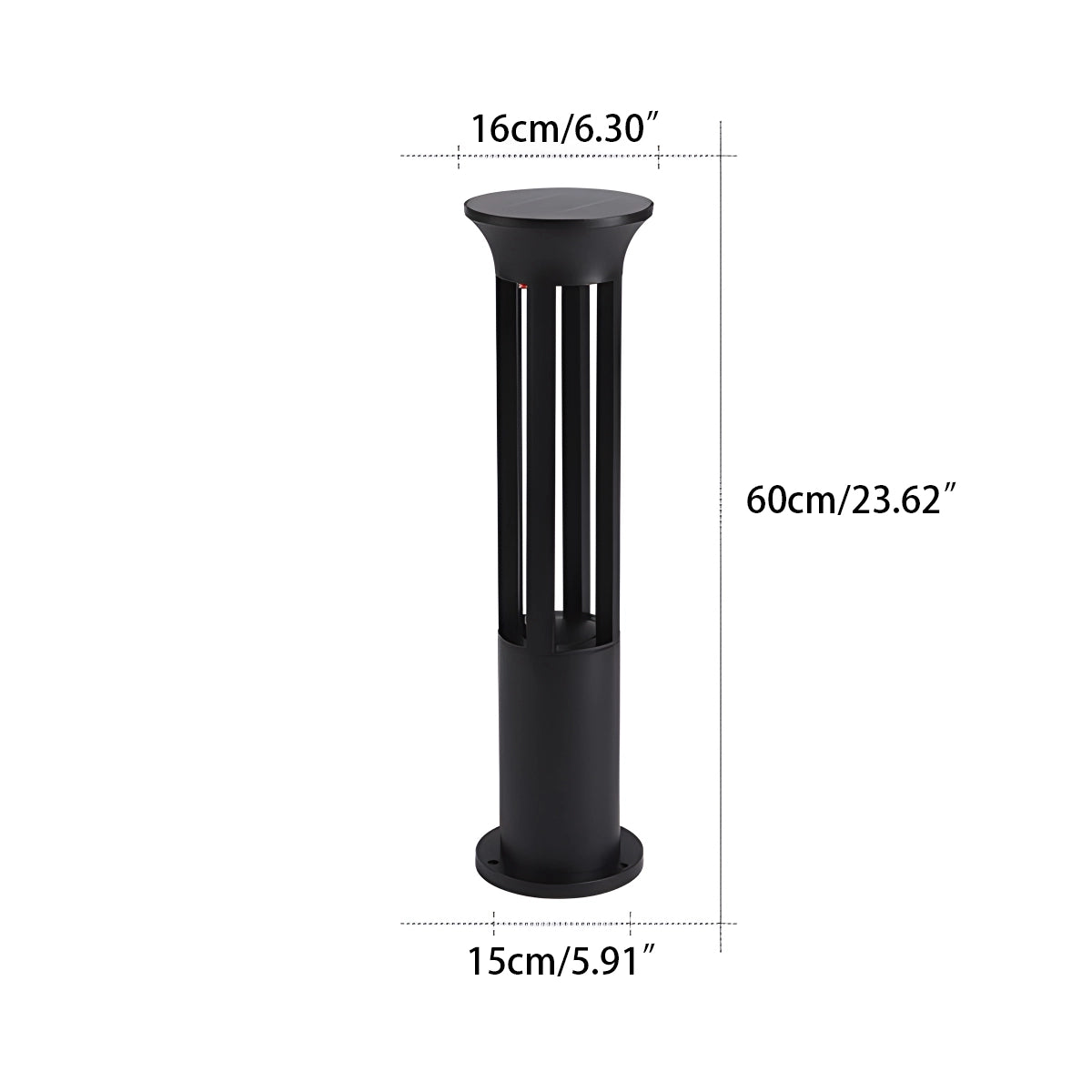Antizer Cylindrical Lawn Outdoor Floor Lamp