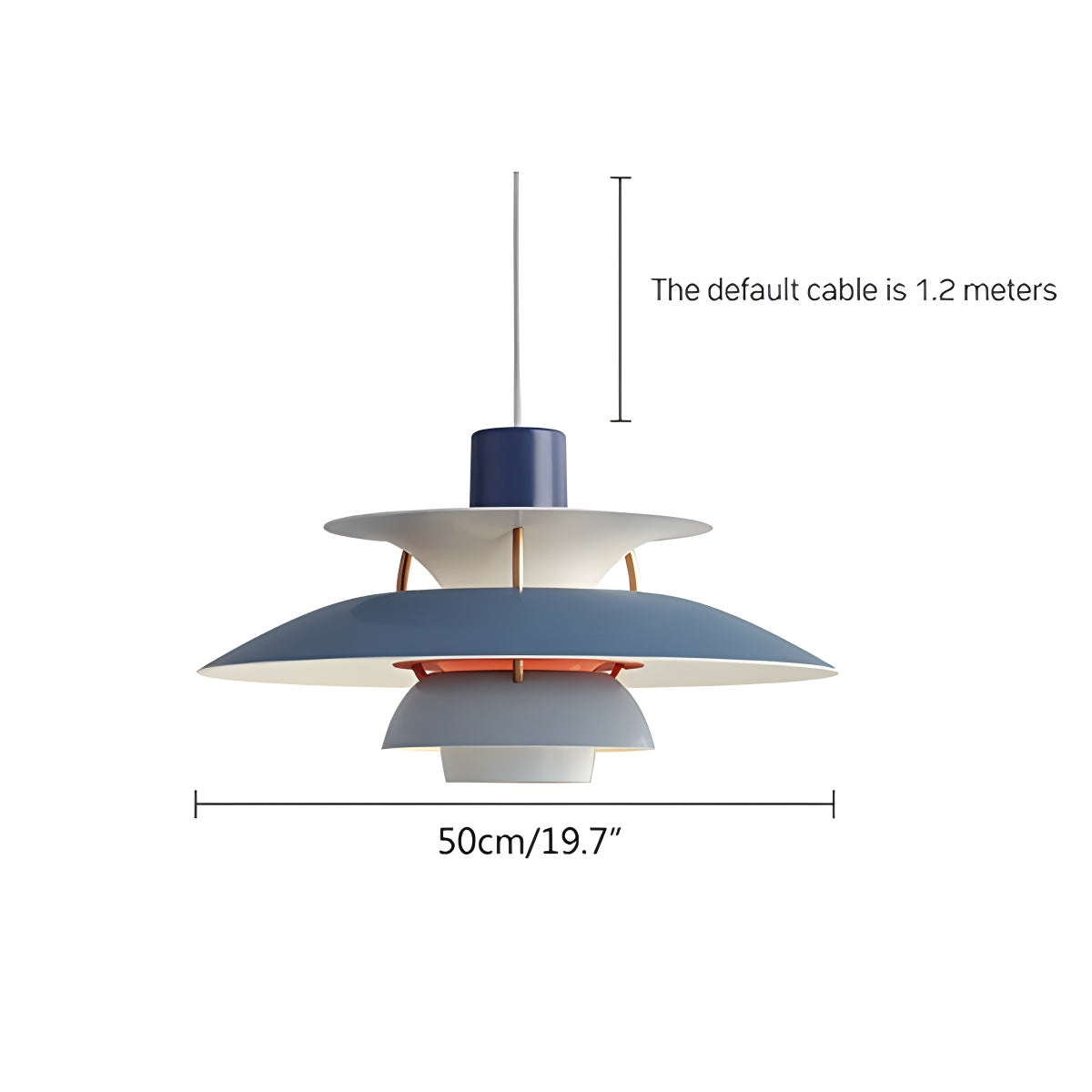 Antizer Modern Nordic Style Multi-layer Hanging Pendant Light