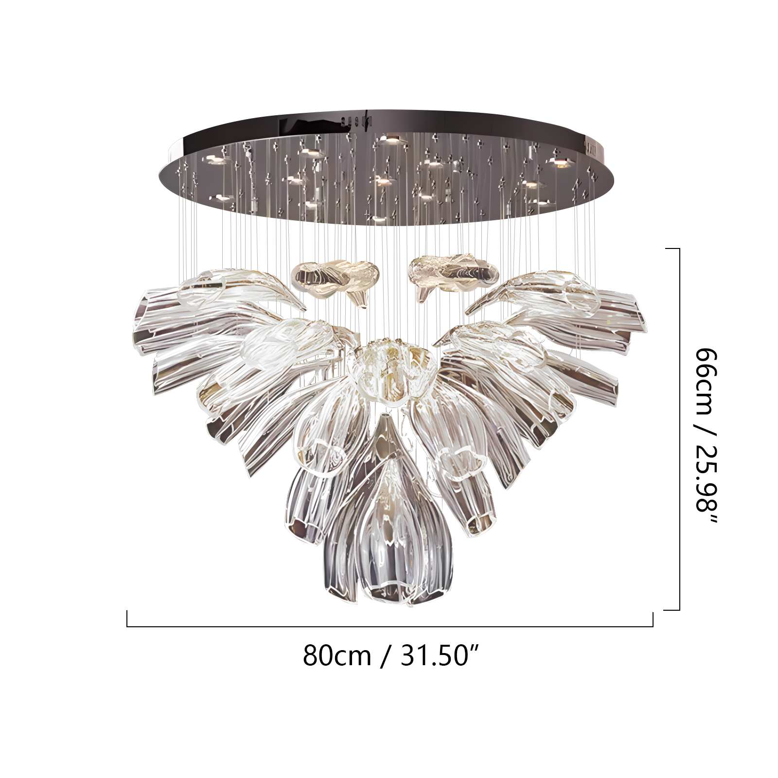Antizer Italian Luxury Creative Bud Ceiling Chandelier